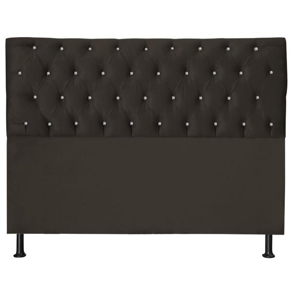 Imagem de Cabeceira Para Cama Box Estofada Pérola 140Cm Casal Suede Diversas Cores