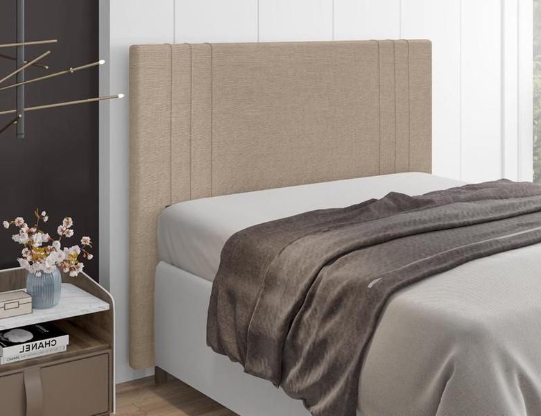 Imagem de Cabeceira Para Cama Box Ferrara King 1,93cm Linho Bege - FdECOR