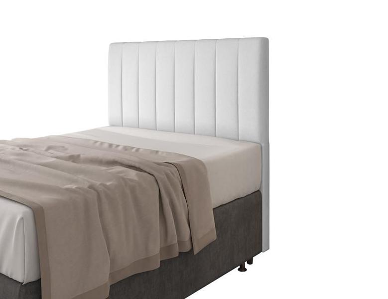 Imagem de Cabeceira Para Cama Box Itália Casal 1,40cm Laminado Branco - FdECOR