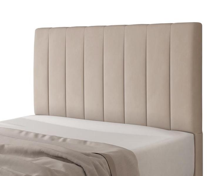 Imagem de Cabeceira Para Cama Box Itália Casal 1,40cm Veludo Bege - FdECOR