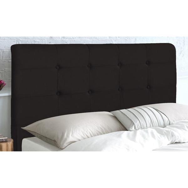 Imagem de Cabeceira Para Cama Box Luna King 1,95cm Suede Amassado Marrom - FdECOR