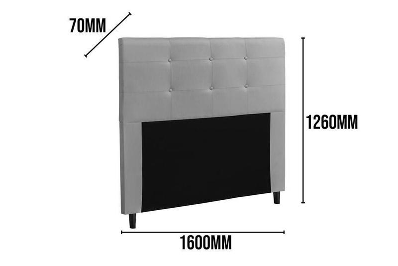 Imagem de Cabeceira Para Cama Box Luna Queen 1,60cm Linho Bege - FdECOR