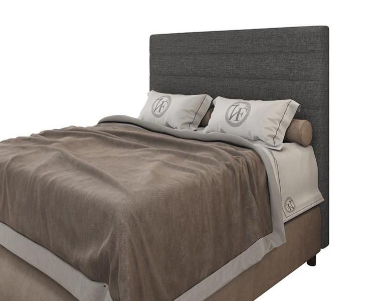 Imagem de Cabeceira Para Cama Box Napoli Queen 1,60cm Linho Cinza - FdECOR