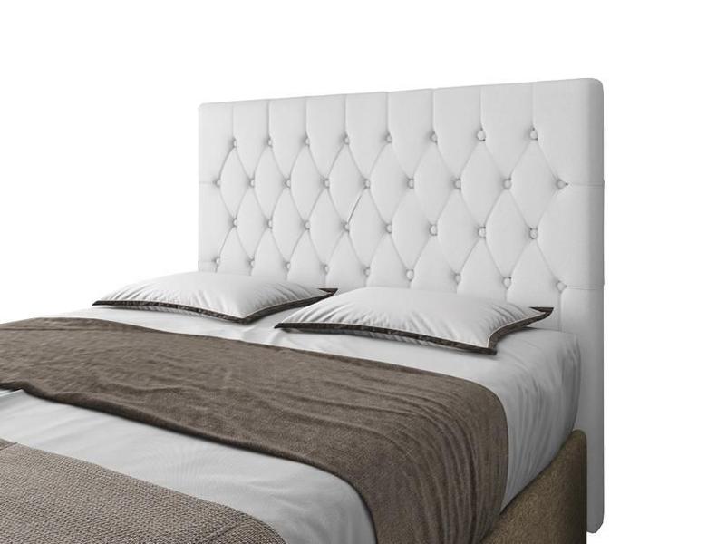 Imagem de Cabeceira Para Cama Box Potenza Casal 1,40cm Laminado Branco - FdECOR