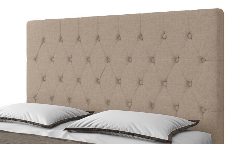 Imagem de Cabeceira Para Cama Box Potenza Casal 1,40cm Serrano Bege - FdECOR