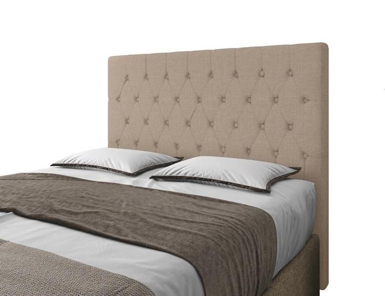 Imagem de Cabeceira Para Cama Box Potenza King 1,93cm Linho Bege - FdECOR