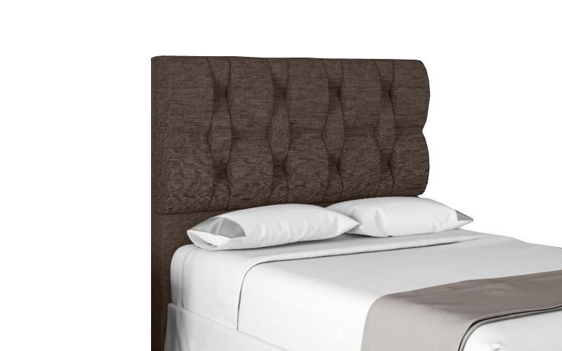 Imagem de Cabeceira Para Cama Box Spezia King 1,93cm Linho Marrom - FdECOR