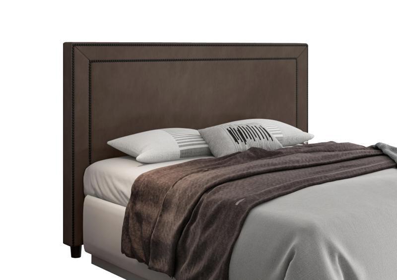 Imagem de Cabeceira Para Cama Box Verona Solteiro 0,90cm Suede Marrom - FdECOR