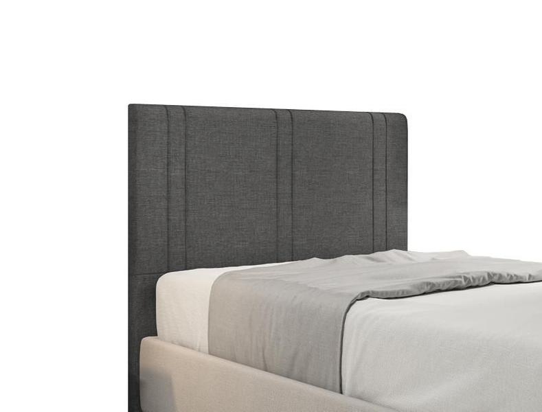 Imagem de Cabeceira Para Cama Box Vittória Casal 1,40cm Linho Cinza - FdECOR