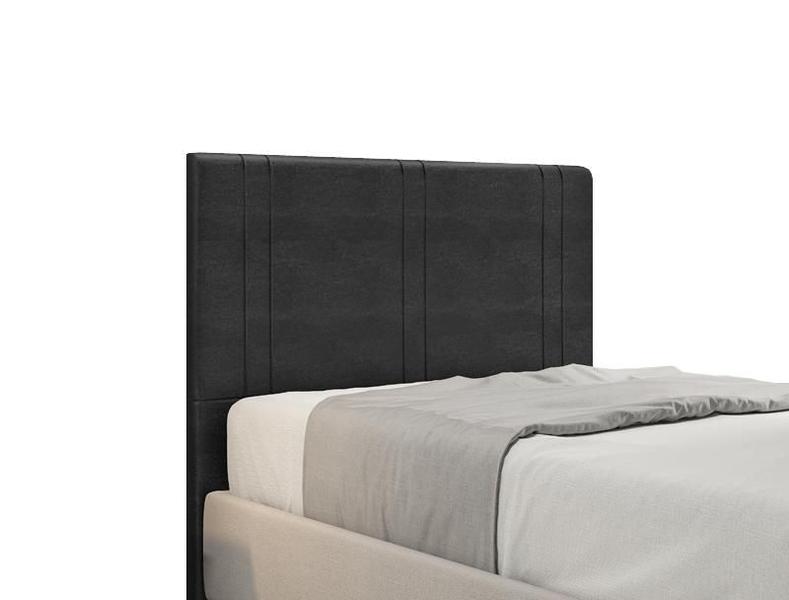 Imagem de Cabeceira Para Cama Box Vittória Queen 1,60cm Linho Preto - FdECOR