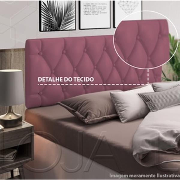 Imagem de Cabeceira Para Cama Casal Queen King 1,60x55 Paris Rosa - MagL