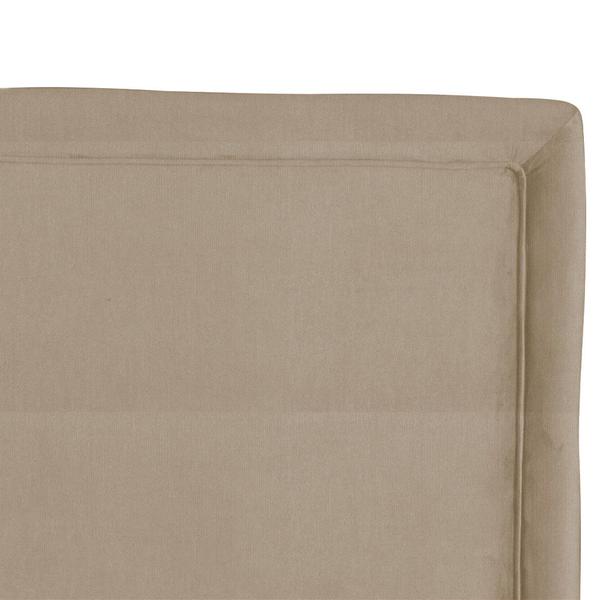 Imagem de Cabeceira Quarto Casal Para Cama Box Estofada 140 cm Stella Suede