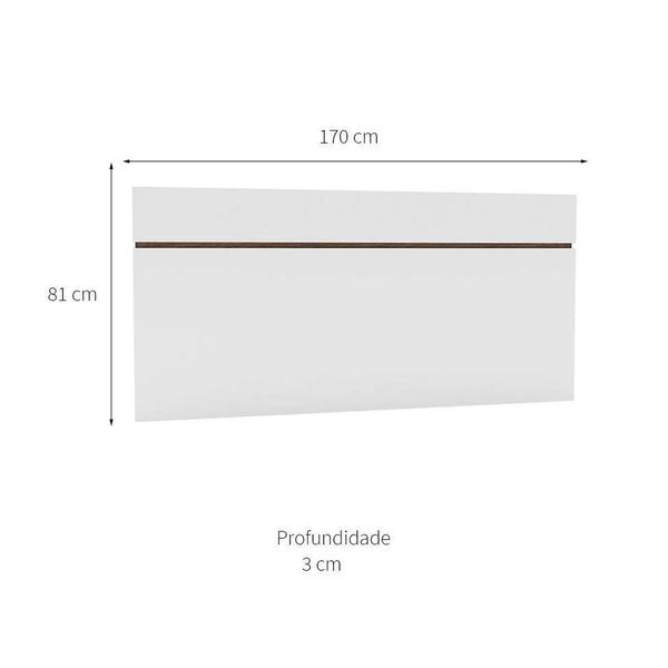 Imagem de Cabeceira Queen Asimov Branca