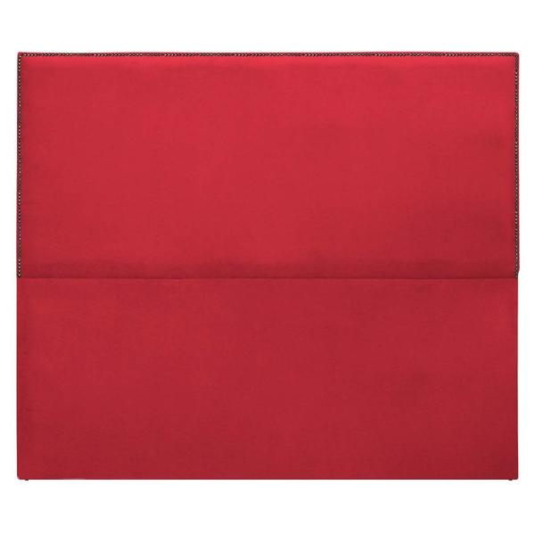 Imagem de Cabeceira Queen Bali P02 160 cm para cama Box Suede Vermelho - Amarena Móveis