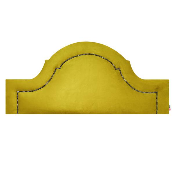 Imagem de Cabeceira Queen Diamond Provence Suede Liso Amarelo 160 X 60