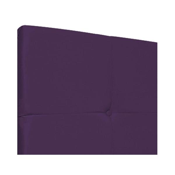 Imagem de Cabeceira Queen Marseille P02 160 cm Suede Roxo - Amarena Móveis