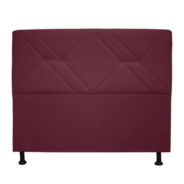 Imagem de Cabeceira queen monaco 160cm suede bordo