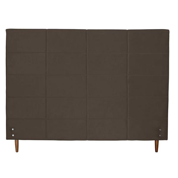 Imagem de Cabeceira Raissa 138Cm Para Cama Box Casal Suede Cappuccino