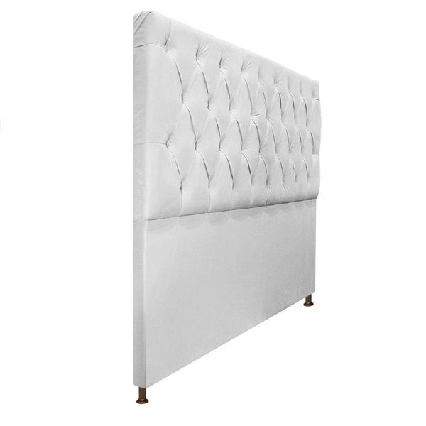 Imagem de Cabeceira Sofia 160 cm Queen Size Suede Branco - Doce Sonho Móveis