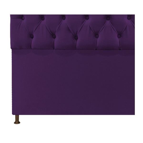 Imagem de Cabeceira Sofia 160 cm Queen Size Suede Roxo - ADJ Decor