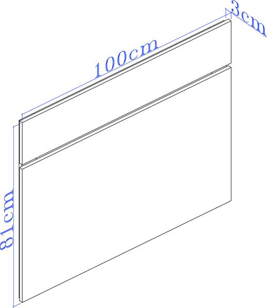 Imagem de Cabeceira Solteiro 100% MDF Select Belmax