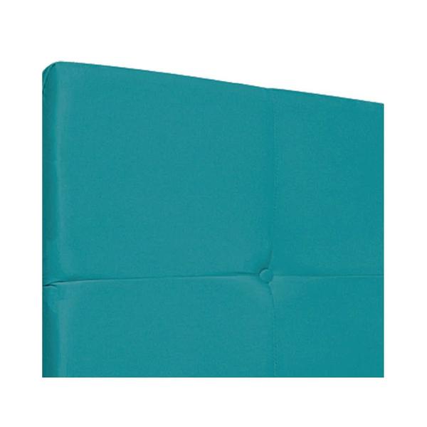 Imagem de Cabeceira Solteiro Marseille P02 90 cm Suede Azul Turquesa - Amarena Móveis