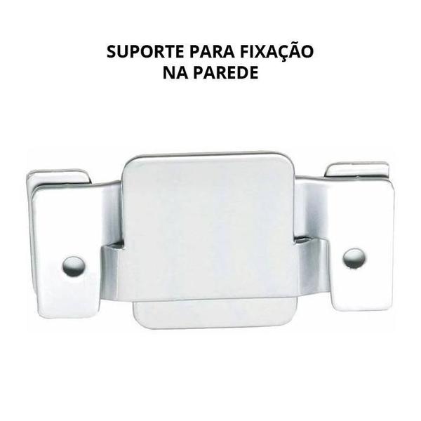 Imagem de Cabeceira Solteiro Provençal Luxo Dupla material sintético Branco