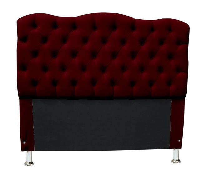 Imagem de Cabeceira Super King 198 Cm Para Cama Box Casal Agnes  - Suede - Sv Decor