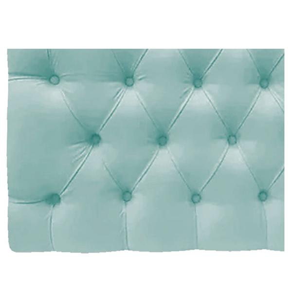 Imagem de Cabeceira Suspensa Imperatriz 195 cm King Size Suede Azul Tiffany - ADJ Decor