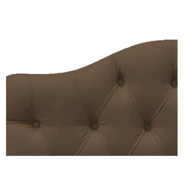 Imagem de Cabeceira Suspensa Imperatriz 195 cm King Size Suede Marrom - ADJ Decor