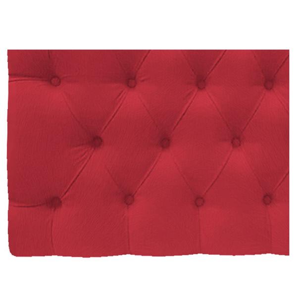 Imagem de Cabeceira Suspensa Imperatriz 195 cm King Size Suede Vermelho - Doce Sonho Móveis