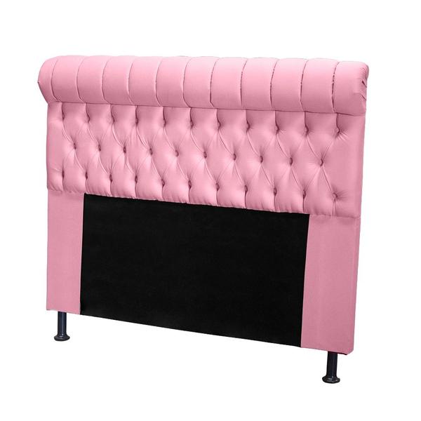 Imagem de Cabeceira Tóquio 160 cm Suede Rosa