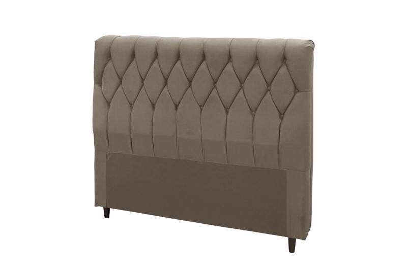 Imagem de Cabeceira Viena Plus Queen 1600mm Suede Bege - Simbal