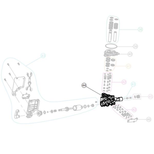 Imagem de Cabeçote Alumínio Compatível com Lavajato WAP Eco Smart 2200 FW007116