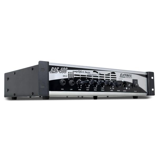 Cabeçote Amplificador de Baixo 400W Datrel BAS-400 Imagem de Cabeçote Amplificador de Baixo 400W Datrel BAS-400