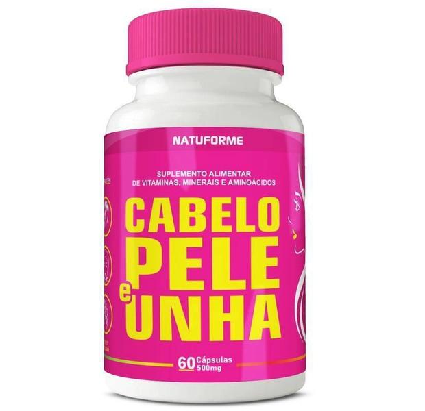 Imagem de Cabelo Pele E Unha 60 Cápsulas 500Mg Tree