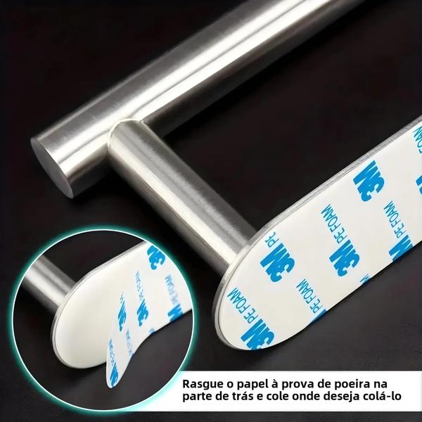 Cabide de Boné de Beisebol para Parede - Aço Inoxidável - Sem Perfuração Imagem de Cabide de Boné de Beisebol para Parede - Aço Inoxidável - Sem Perfuração