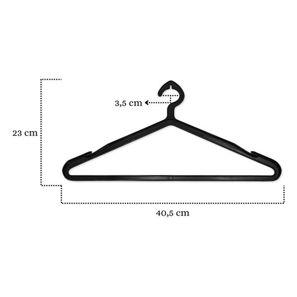 Cabide De Plástico Resistente Para Organizar Roupas Vestidos - Russo Art Imagem de Cabide De Plástico Resistente Para Organizar Roupas Vestidos