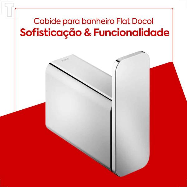 Imagem de Cabide docol flat cromado 00960906