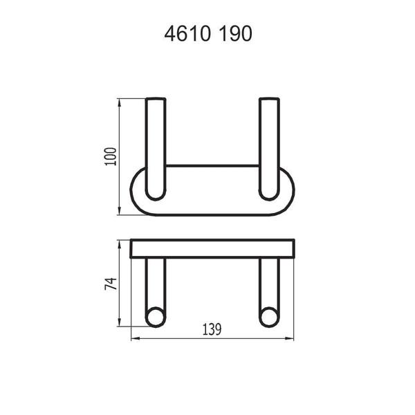 Imagem de Cabide Duplo 4610 C190 Fani