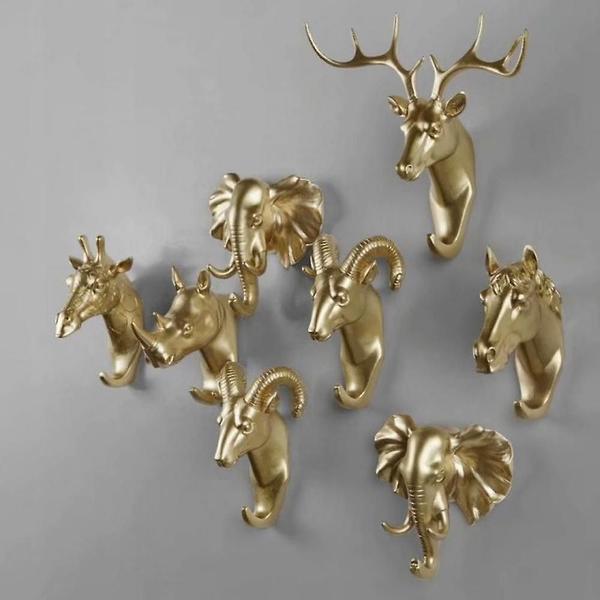 Cabide e toalheiro de parede Hook Key Golden Deer - Wokex Imagem de Cabide e toalheiro de parede Hook Key Golden Deer