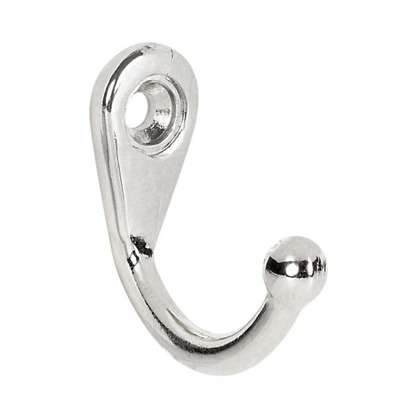 Cabide Gancho De Parede Para Roupas Cromado - Metalcromo Imagem de Cabide Gancho De Parede Para Roupas Cromado