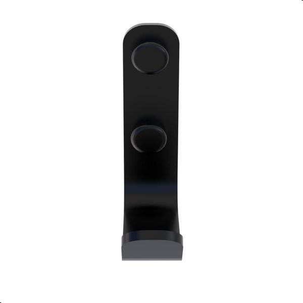 Cabide Gancho De Parede Preto Fosco Para Toalha Plus - MetalCromo Imagem de Cabide Gancho De Parede Preto Fosco Para Toalha Plus