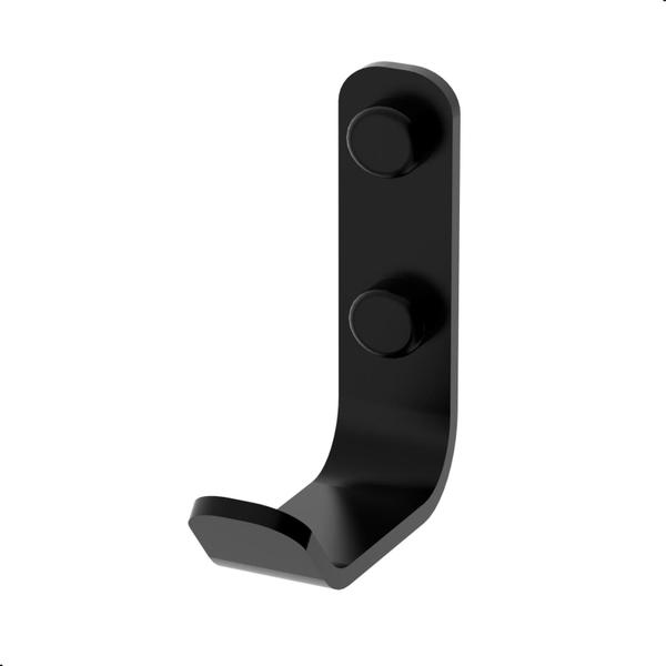 Cabide Gancho De Parede Preto Fosco Para Toalha Plus - MetalCromo Imagem de Cabide Gancho De Parede Preto Fosco Para Toalha Plus