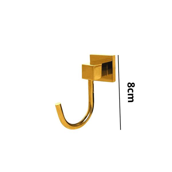 Cabide Gancho P/ Toalha de Banho Rosto Grécia Luxo Dourado - Montelar Acabamentos Imagem de Cabide Gancho P/ Toalha de Banho Rosto Grécia Luxo Dourado