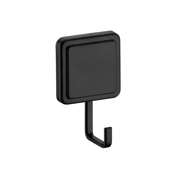 Cabide gancho preto fosco fixação por adesivo Norbond Future 185PT Imagem de Cabide gancho preto fosco fixação por adesivo Norbond Future 185PT