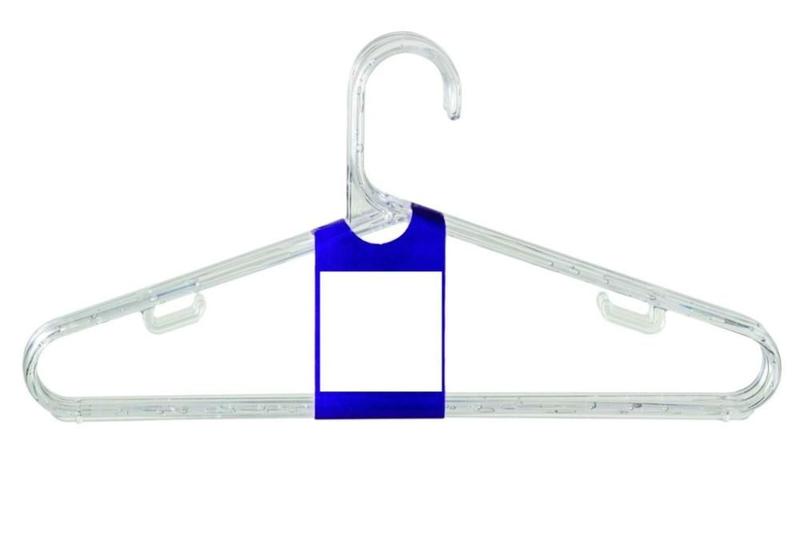 Cabide Grande Transparente Acrílico Cristal 200 Unidades - MoldPet Imagem de Cabide Grande Transparente Acrílico Cristal 200 Unidades