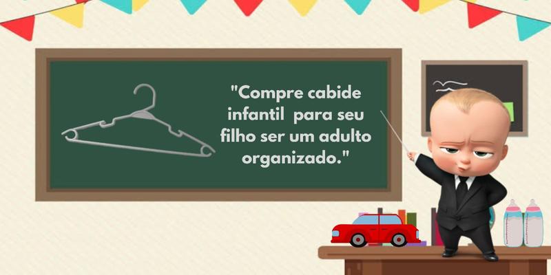 Cabide infantil 50 unidades rosa baby + surpresa. - J.F Industria Imagem de Cabide infantil 50 unidades rosa baby + surpresa.