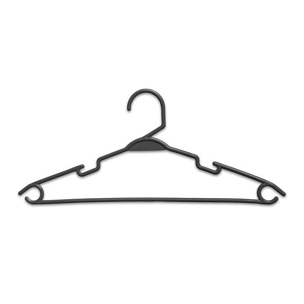 Cabide Infantil Preto 20 Und Super Luxo Reforçado Atacado - Multi Cabides Imagem de Cabide Infantil Preto 20 Und Super Luxo Reforçado Atacado