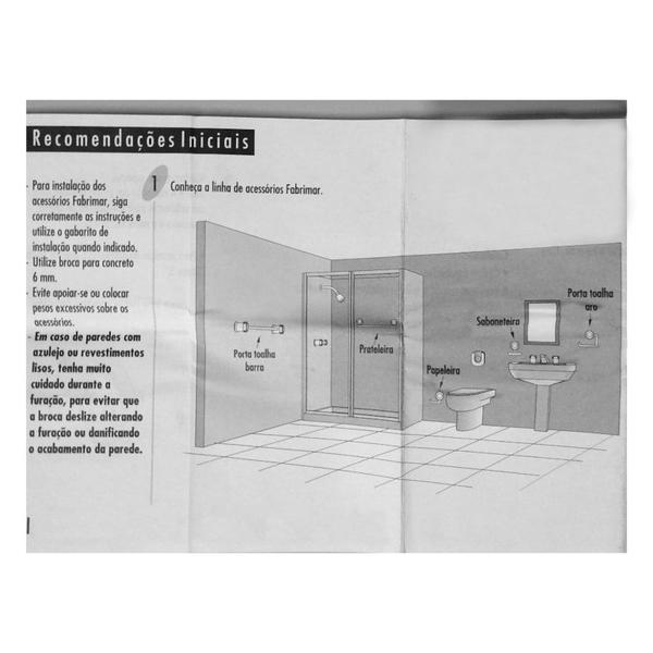 Imagem de Cabide Jolie 5080 Cromado Fabrimar